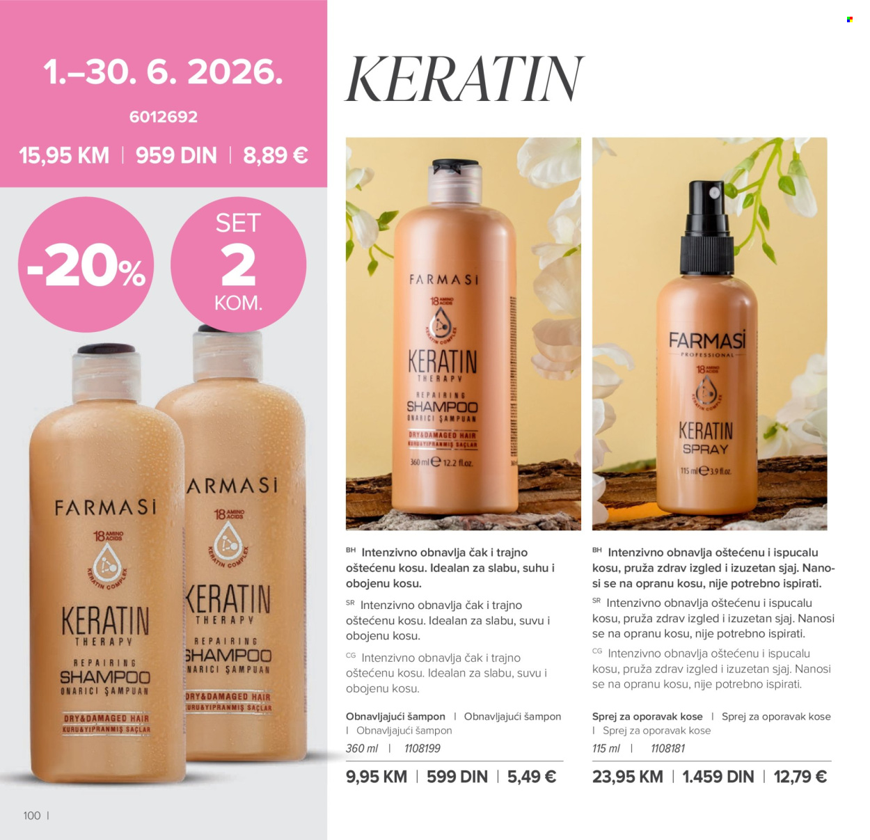 Farmasi katalog - 01.05.2026 - 30.06.2026. Stranica 100