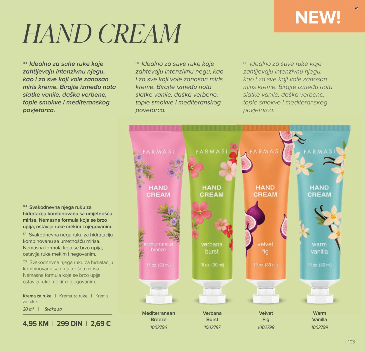 Farmasi katalog - 01.05.2026 - 30.06.2026. Stranica 103