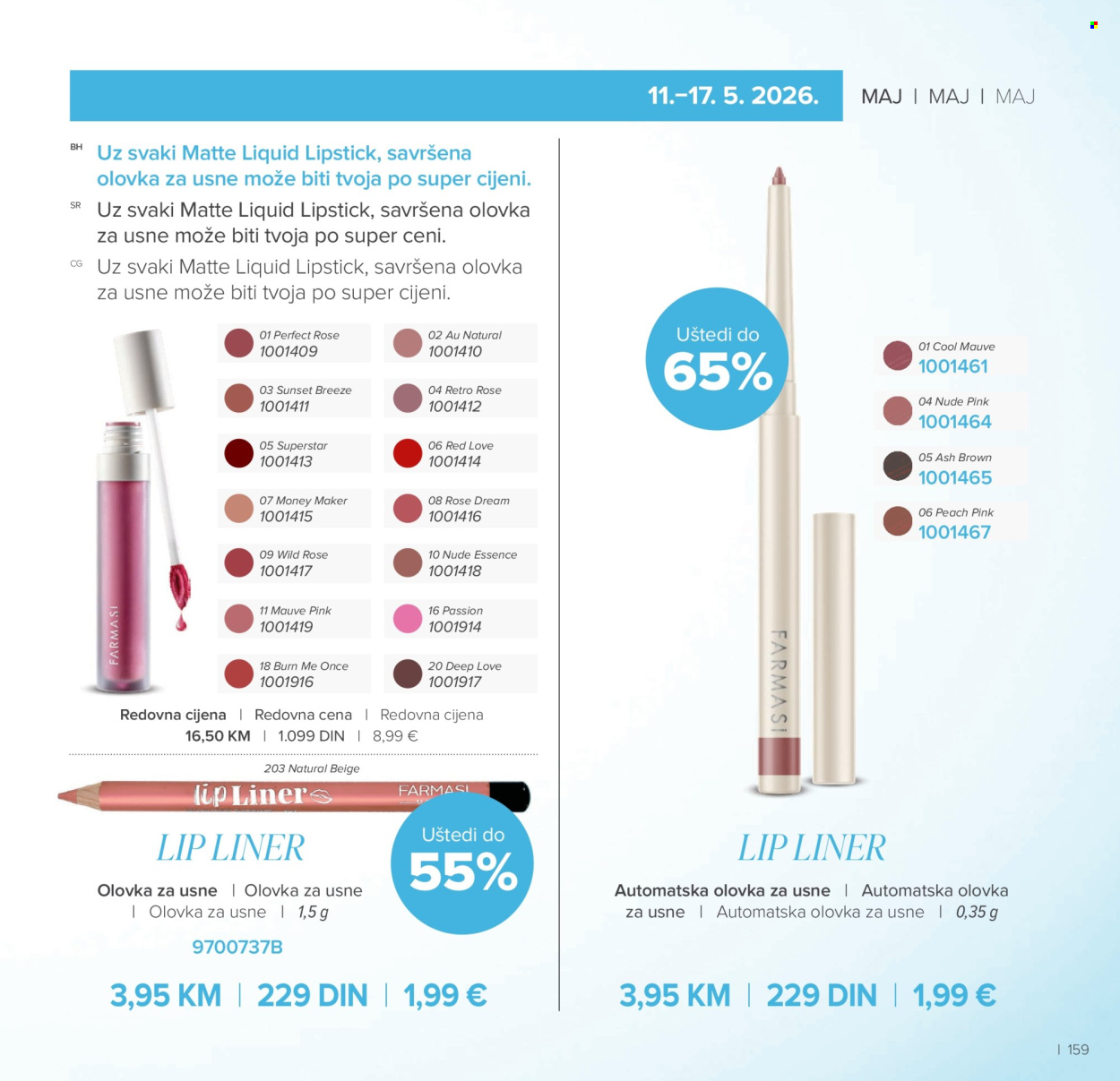 Farmasi katalog - 01.05.2026 - 30.06.2026. Stranica 159
