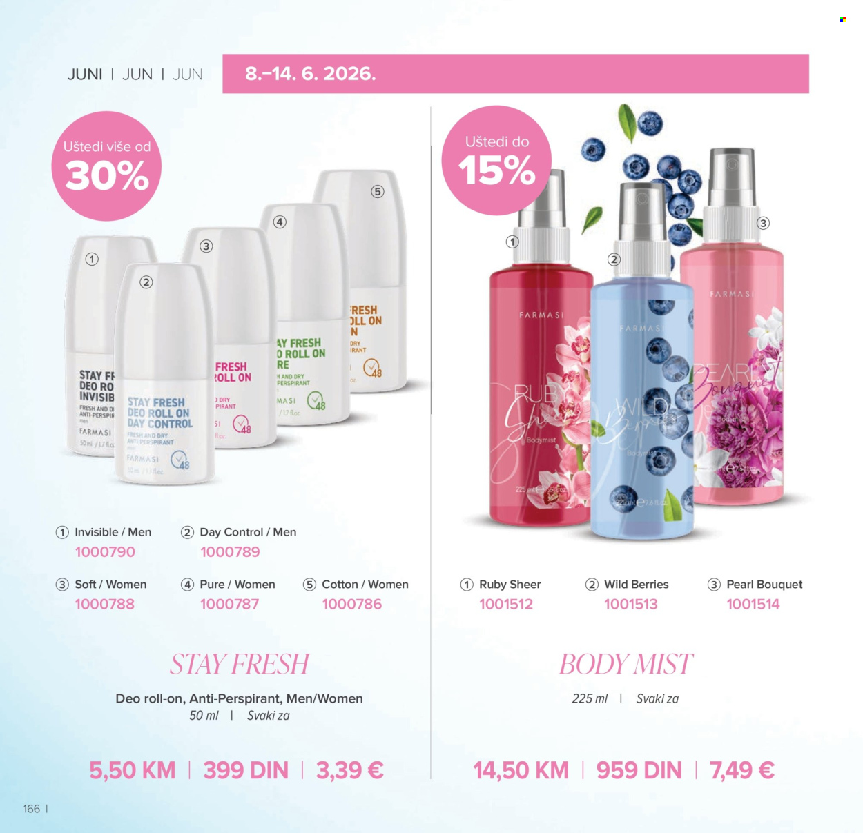Farmasi katalog - 01.05.2026 - 30.06.2026. Stranica 166