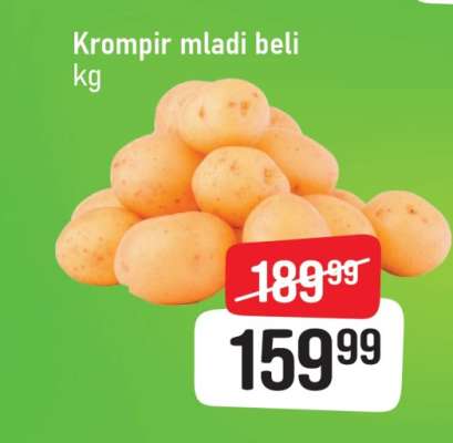 Krompir mladi beli