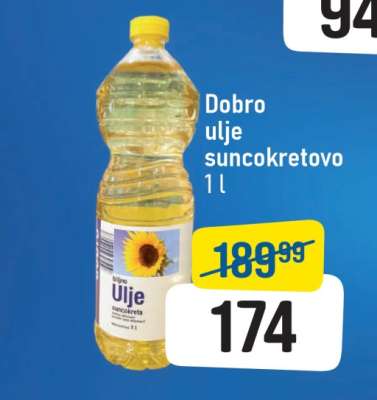 Dobro ulje suncokretovo 1 l