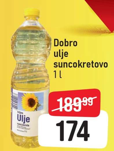 Dobro ulje suncokretovo 1L