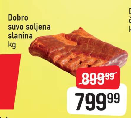 Dobro suvo soljena slanina