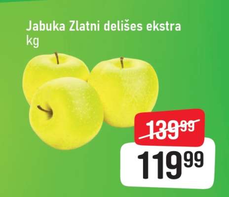 Jabuka Zlatni delišes ekstra