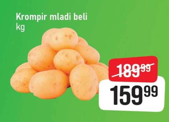 Krompir mladi beli