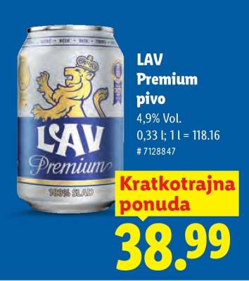 Lav Premium pivo