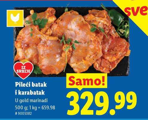 Pileći batak I karabatak