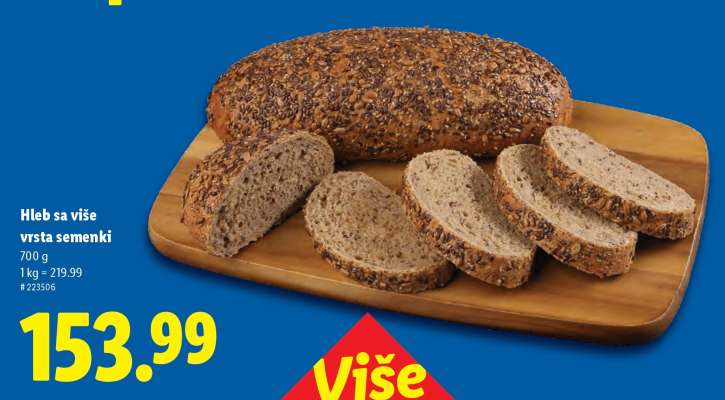 Hleb sa više vrsta semenki