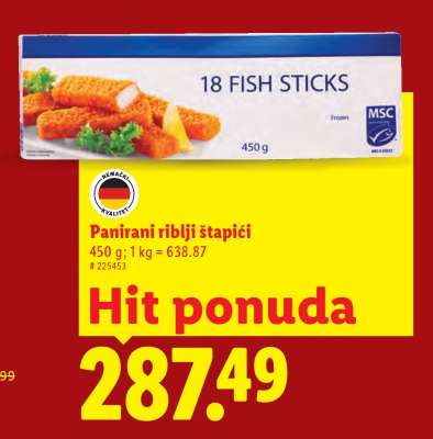 18 Fish Sticks