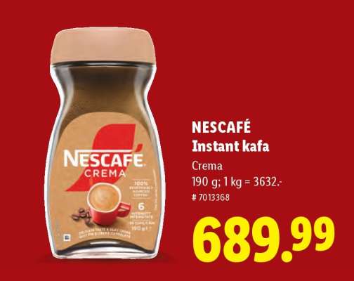 Nescafe Instant kafa
