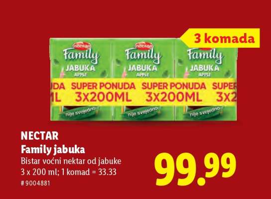 NECTAR FAMILY jabuka