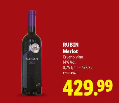 RUBIN Merlot