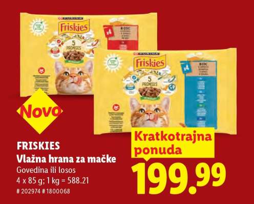 FRISKIES Vlažna hrana za mačke