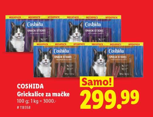 Coshida Grickalice za mačke