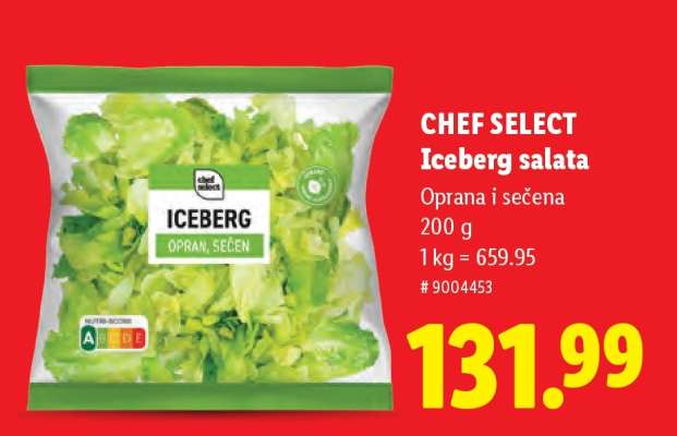 Chef Select Iceberg salata