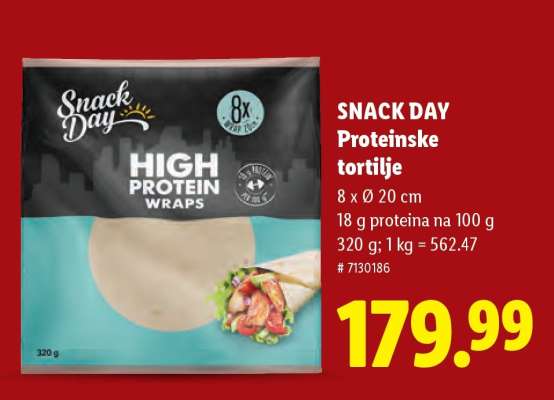 SNACK DAY Protein Wraps