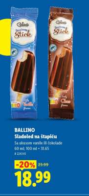 Ballino Sladoled na štapiću