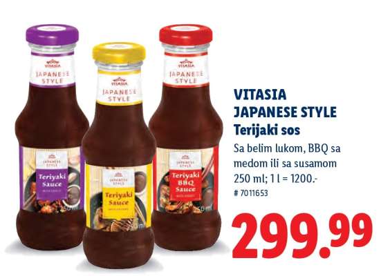 Vitasia Japanese Style Terijaki sos