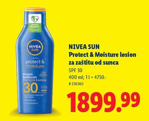 NIVEA SUN Protect & Moisture losion