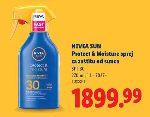 NIVEA SUN Protect & Moisture sprej