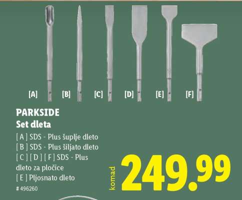 PARKSIDE Set dlěta