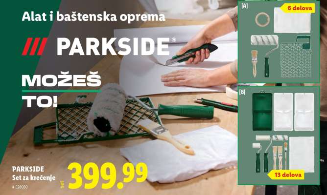 Parkside Set za krečenje