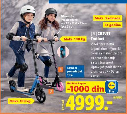 Crivit Trotinet