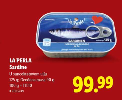 LA PERLA Sardine