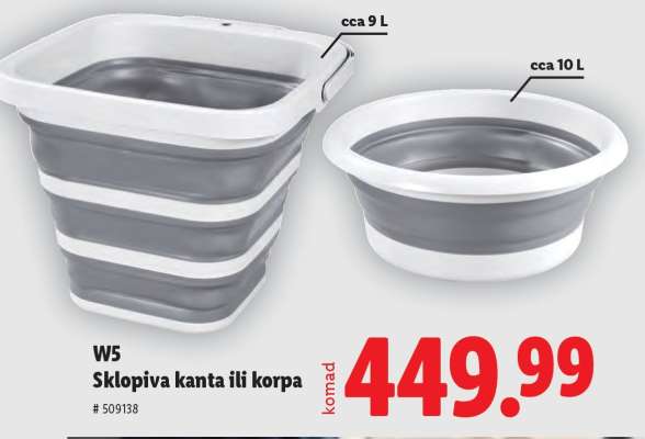 Sklopiva kanta ili korpa