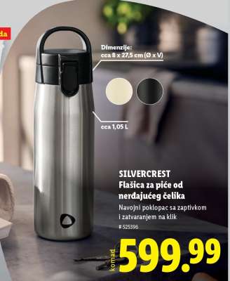 SILVERCREST Flašica za piće od nerđajućeg čelika
