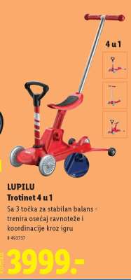 LUPILU Trotinet 4 u 1