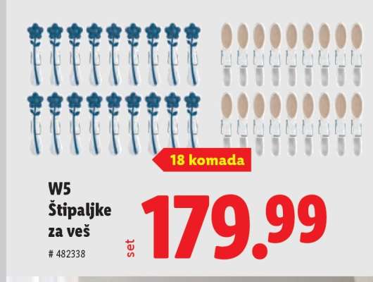 W5 Štipaljke za veš