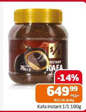 Kafa instant 1/1 180g