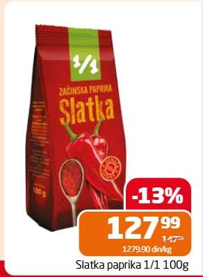Slatka paprika 1/1 100g