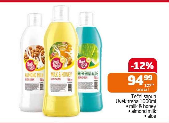 Tečni sapun Uvek treba 1000ml