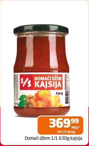 Domaći džem 1/1 630g kajsija