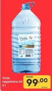 Voda negazirana tol
