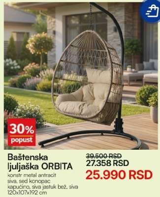 Baštenska ljuljaška ORBITA