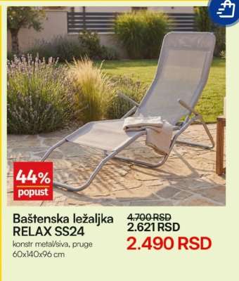 Baštenska ležaljka RELAX SS24