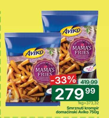Smrznuti krompir domaćinski Aviko 750g