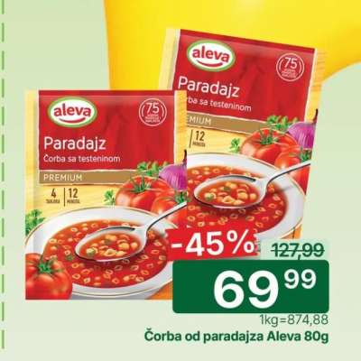 Čorba od paradajza Aleva 80g