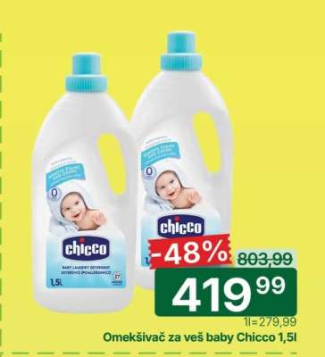 Omekšivač za veš baby Chicco 1,5l