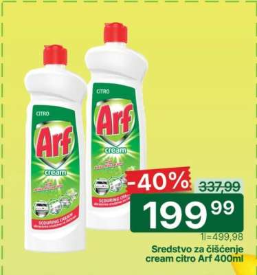 Sredstvo za čišćenje cream citro Arf 400ml
