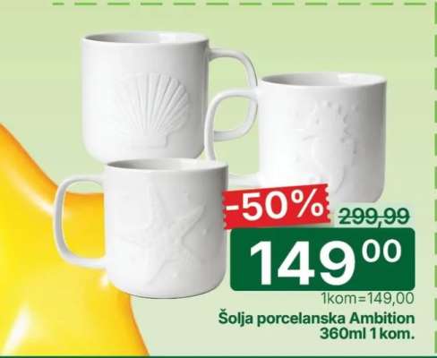 Šolja porcelanska Ambition