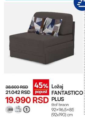Ležaj FANTASTICO PLUS