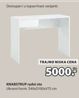 KNABSTRUP radni sto