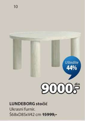 LUNDEBORG stočić