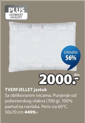 TVERFJELLET JASTUK