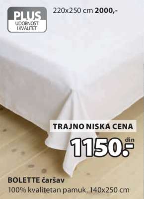 BOLETTE ČARŠAV
